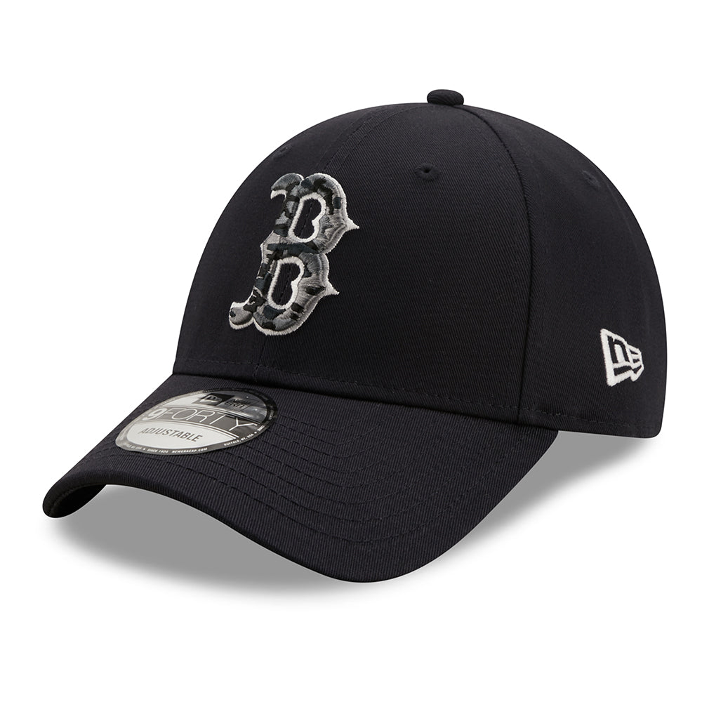 Casquette 9FORTY MLB Camo Infill Boston Red Sox bleu nuit-camouflage NEW ERA