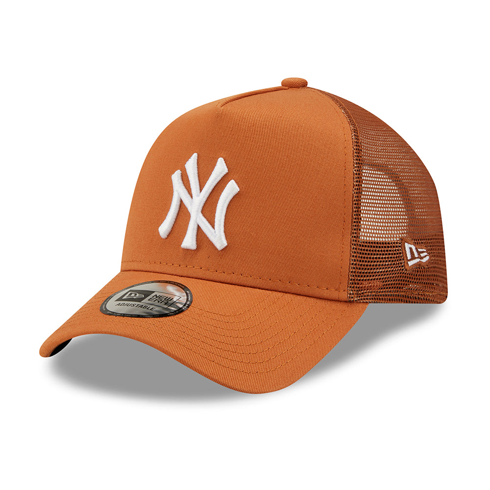 Casquette Trucker MLB Tonal Mesh A-Frame New York Yankees toffee NEW ERA