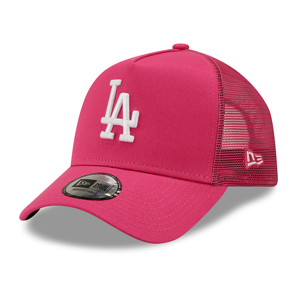 Casquette Trucker A-Frame 9FORTY MLB Tonal Mesh L.A. Dodgers rose NEW ERA