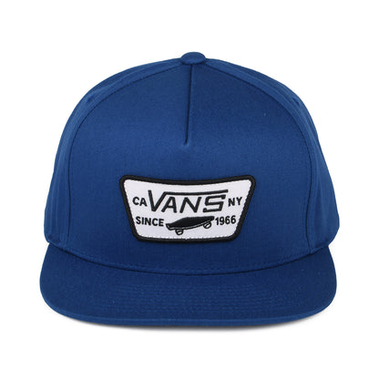 Casquette Snapback Full Patch bleu moyen VANS