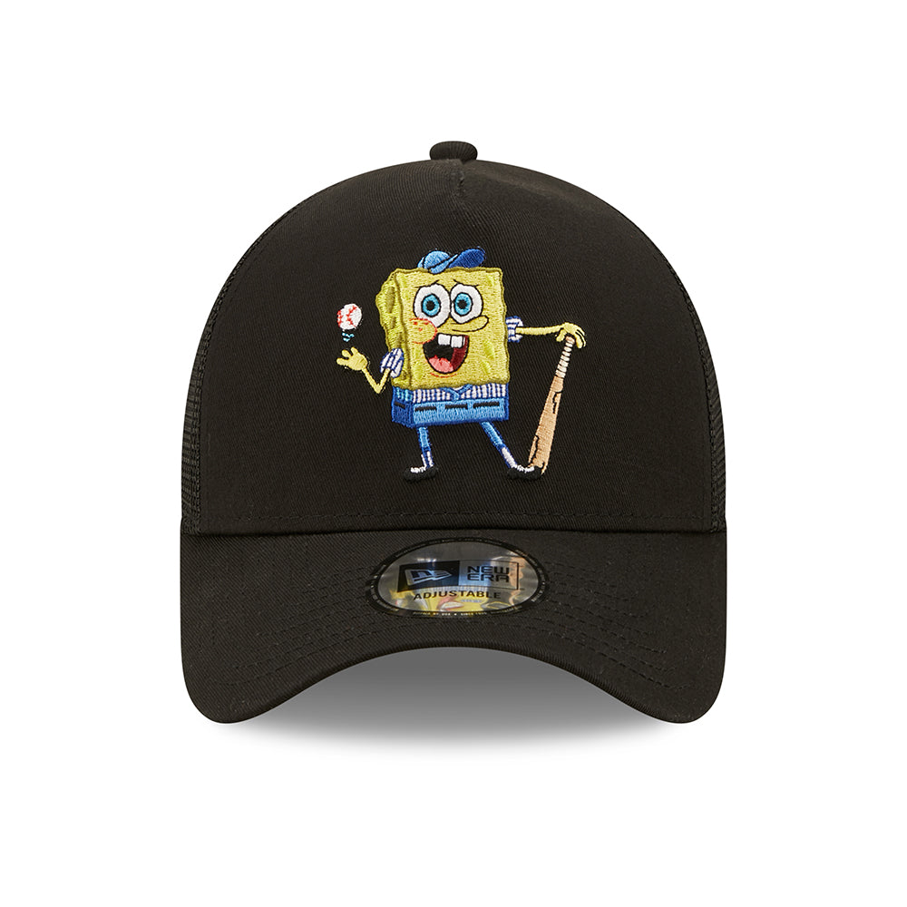 Casquette Trucker Sporty Sponge A-Frame Bob l'Éponge noir NEW ERA