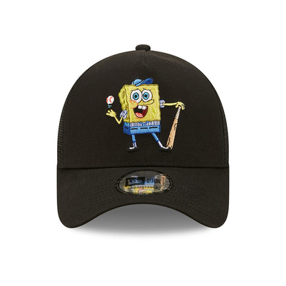 Casquette Trucker Sporty Sponge A-Frame Bob l'Éponge noir NEW ERA