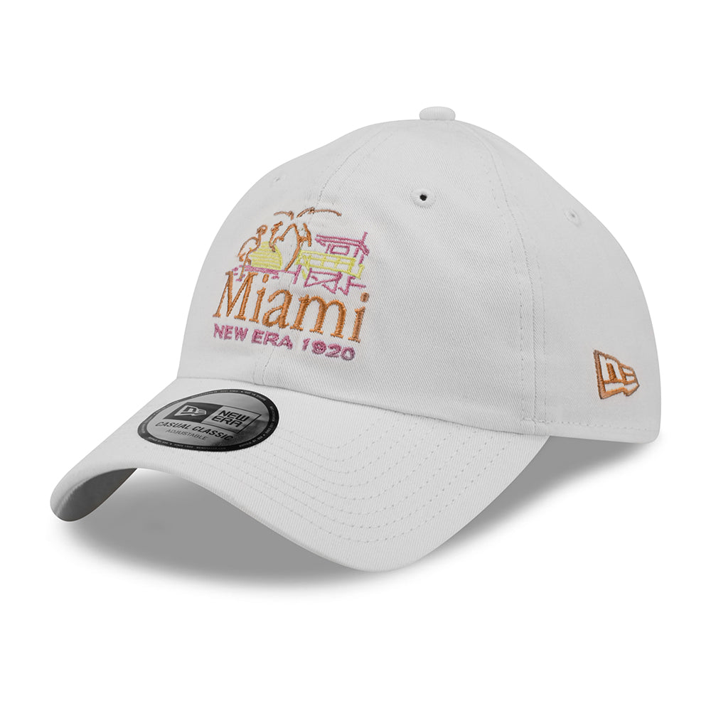 Casquette 9TWENTY Script Casual Classic Miami blanc NEW ERA