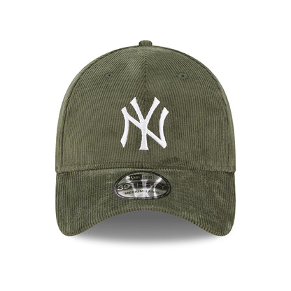 Casquette 39THIRTY MLB Cord New York Yankees vert foncé-blanc NEW ERA