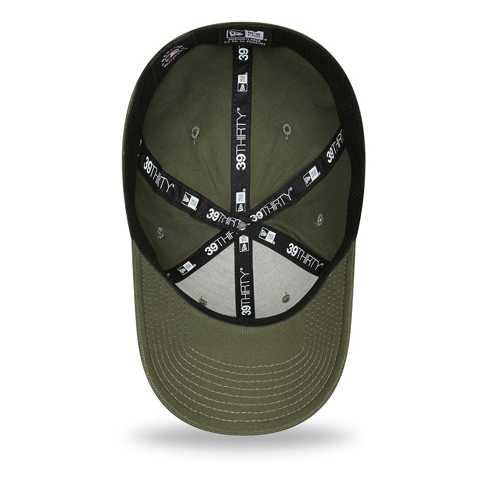 Casquette 39THIRTY MLB League Essential New York Yankees olive-marron NEW ERA