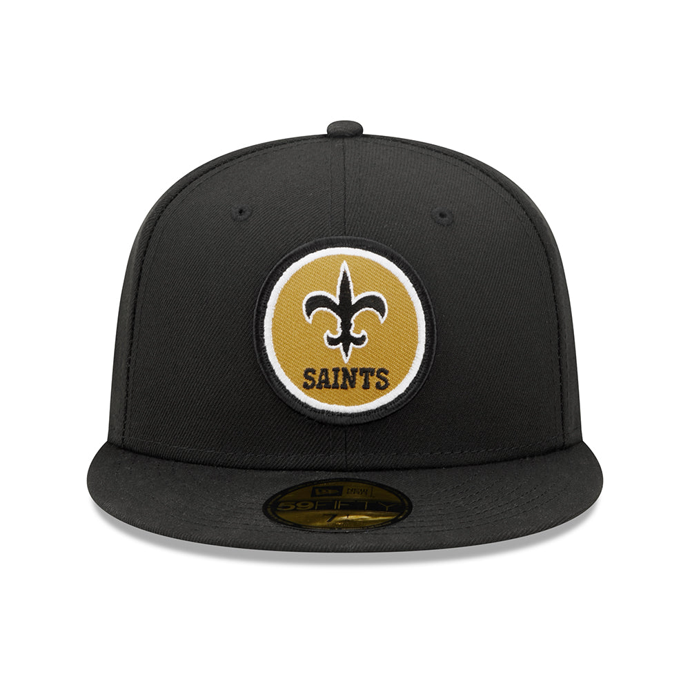 Casquette 59FIFTY NFL Sideline Historic New Orleans Saints noir NEW ERA