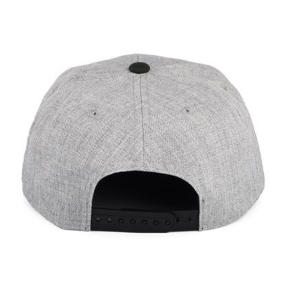 Casquette Snapback Alpha Square NetPlus MP gris chiné-noir BRIXTON