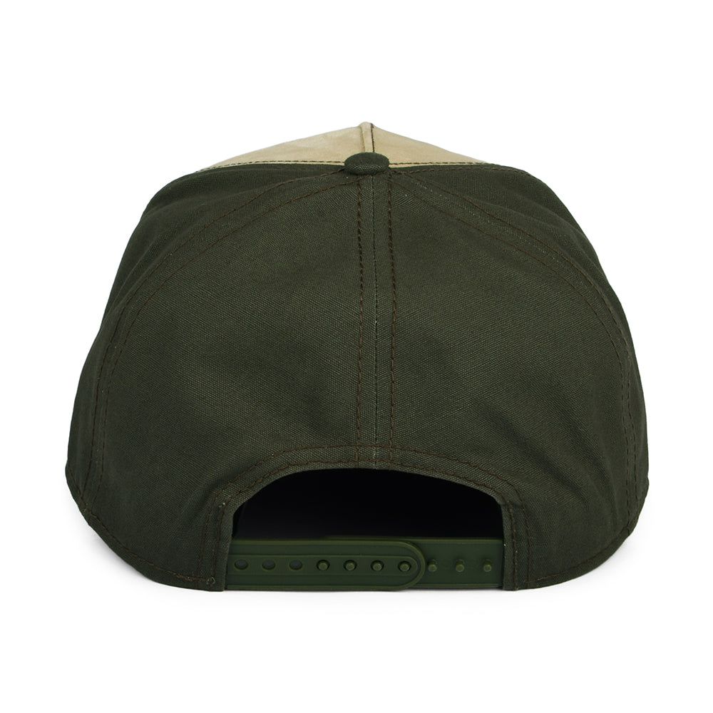 Casquette Snapback Wild Life beige-olive-marron STETSON
