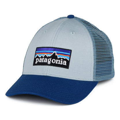 Casquette Trucker en Coton Bio LoPro P-6 Logo bleu clair-bleu PATAGONIA