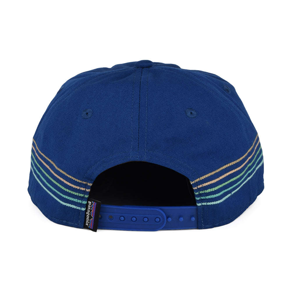 Casquette Snapback Line Logo Ridge Stripe Funfarer bleu roi PATAGONIA