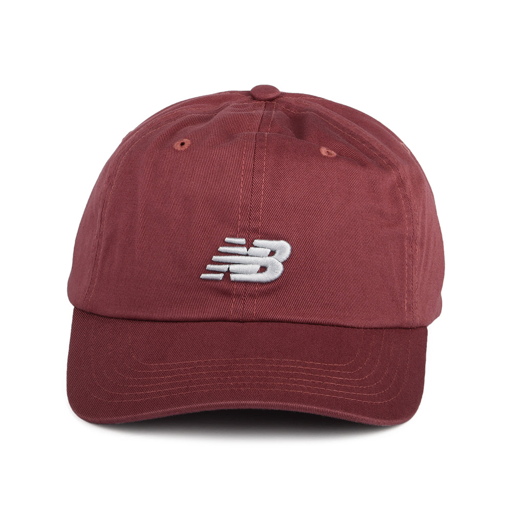 Casquette à Visière Incurvée Classic NB bordeaux délavé NEW BALANCE