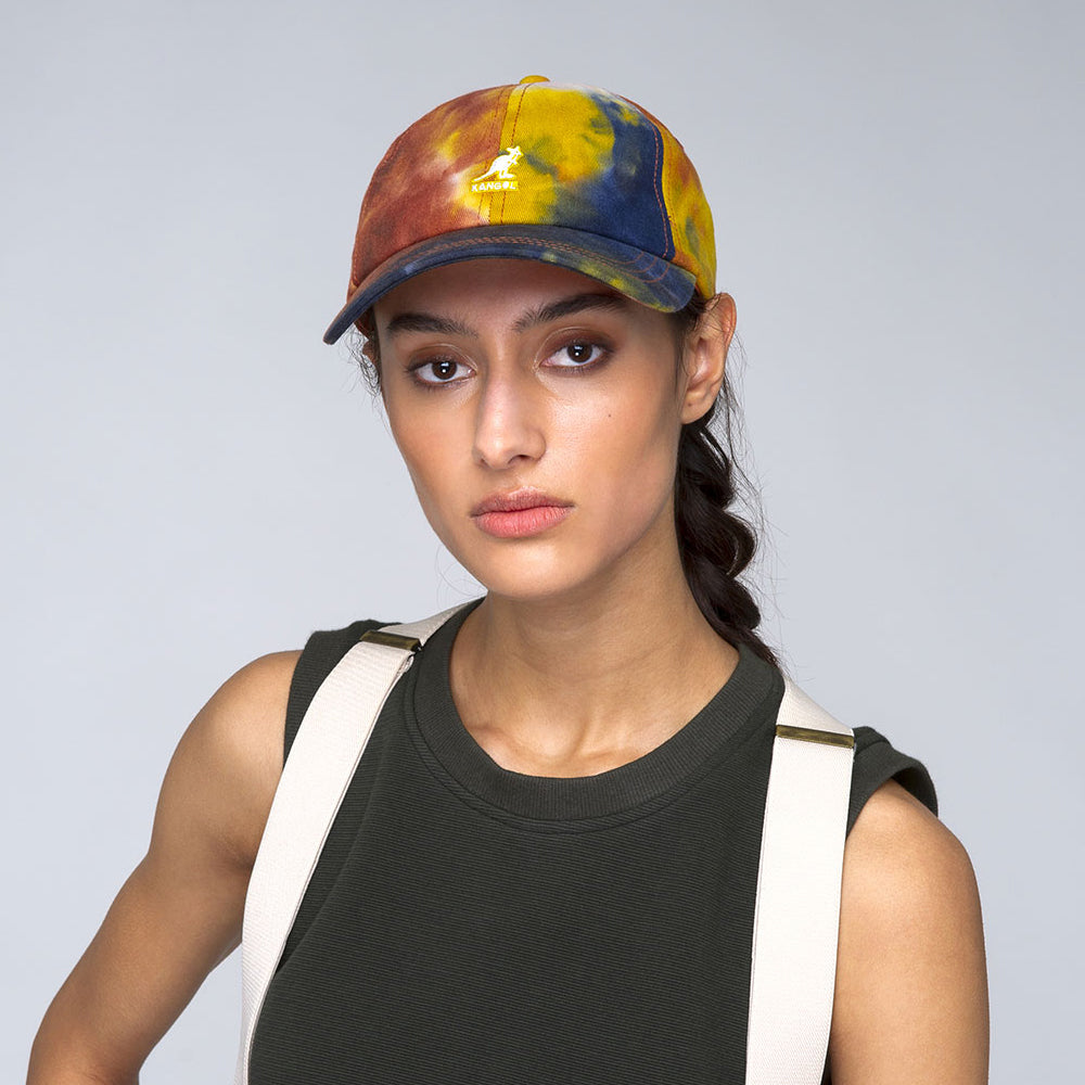 Casquette en Coton Tie Dye multicolore KANGOL