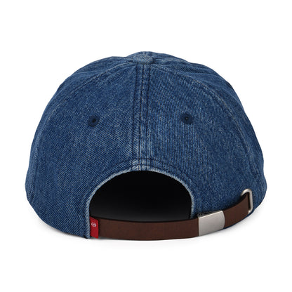 Casquette avec Étiquette Vierge en Jean Essential bleu LEVI'S