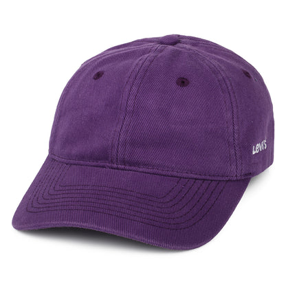 Casquette avec Étiquette Vierge en Jean Essential violet LEVI'S