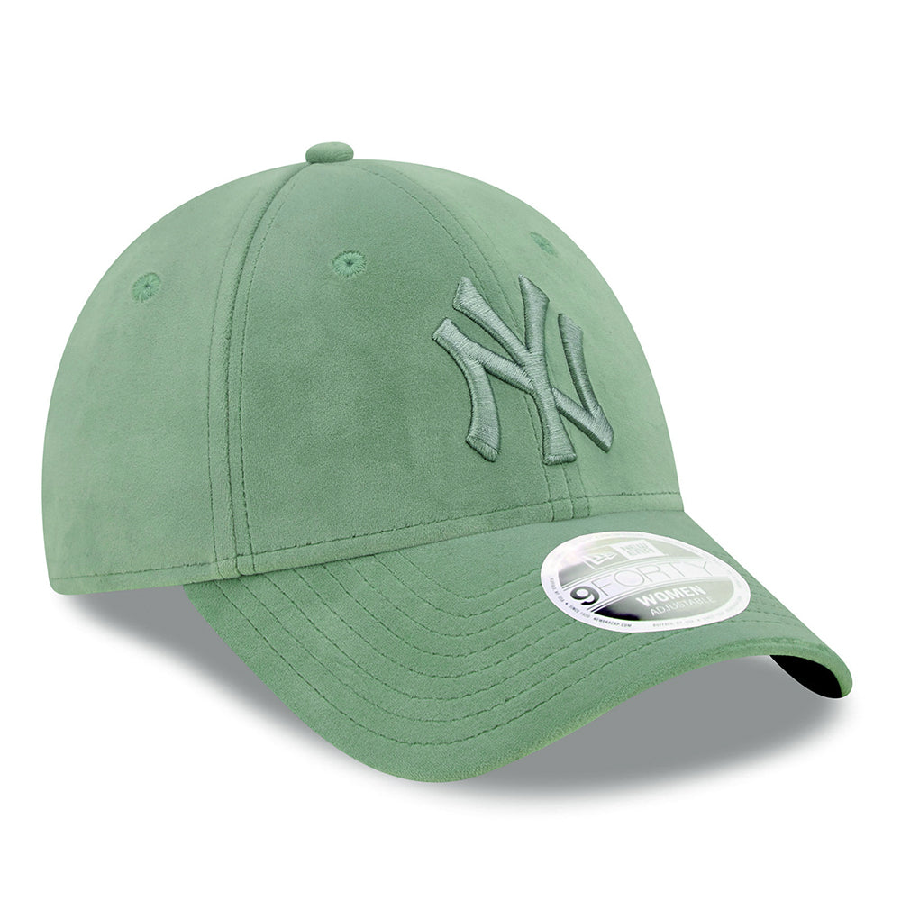 Casquette Femme 9FORTY MLB Velour New York Yankees jade NEW ERA
