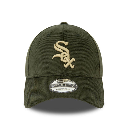 Casquette 9FORTY MLB Cord Chicago White Sox olive-pierre NEW ERA