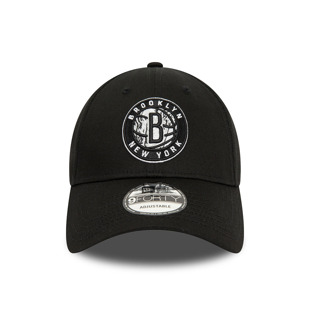 Casquette 9FORTY NBA Infill Brooklyn Nets noir-gris NEW ERA