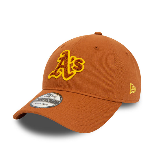 Casquette 9TWENTY MLB Boucle Oakland Athletics toffee-jaune NEW ERA