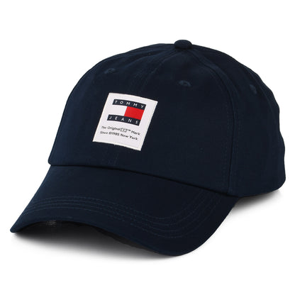 Casquette en Coton Bio TJM Modern Patch bleu marine TOMMY HILFIGER