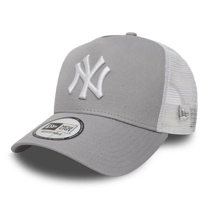Casquette Trucker A-Frame MLB League Essential New York Yankees gris NEW ERA