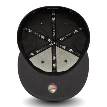 Casquette 59FIFTY MLB League Basic New York Yankees gris foncé NEW ERA