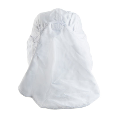 Casquette Saharienne à Rabat Amovible blanc DORFMAN PACIFIC