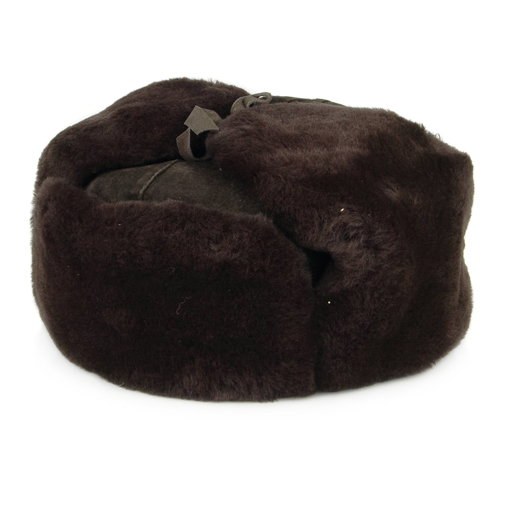 Toque Fourrure En Peau d'Agneau Leningrad marron CITY SPORT