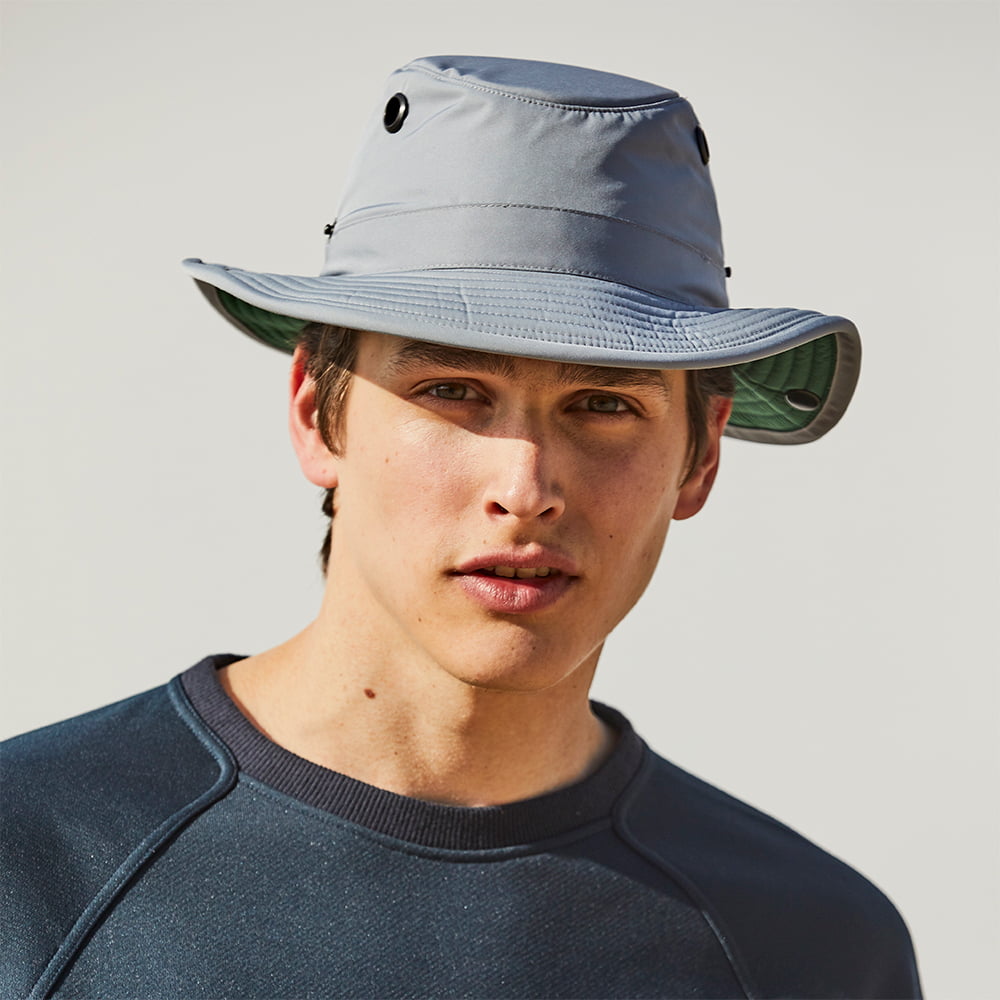 Chapeau Été Pliable TWS1 All-Weather gris-vert TILLEY