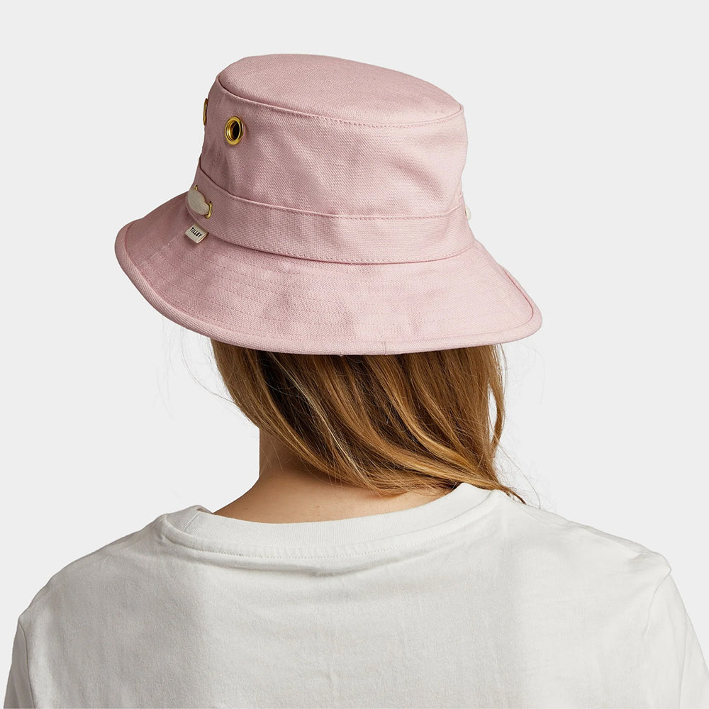 Chapeau Bob en Toile de Coton Iconic T1 rose clair TILLEY