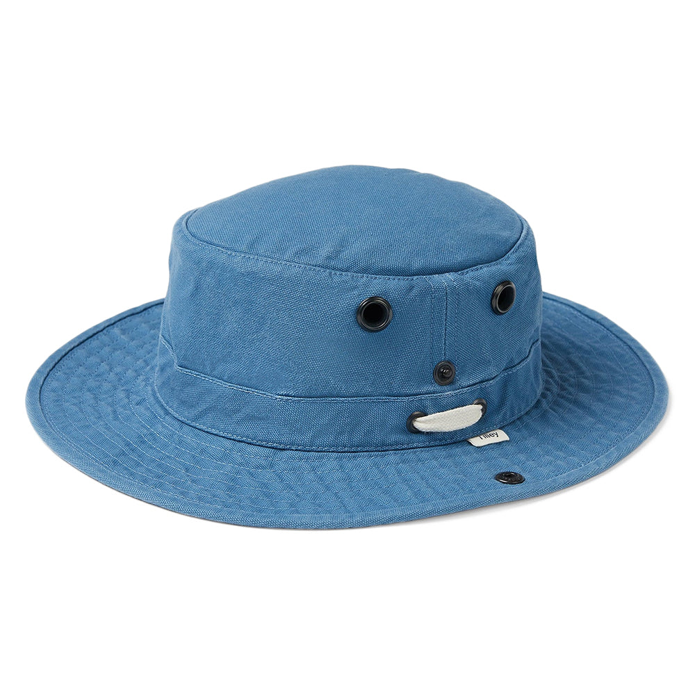 Chapeau Été Pliable T3 Wanderer bleu denim TILLEY