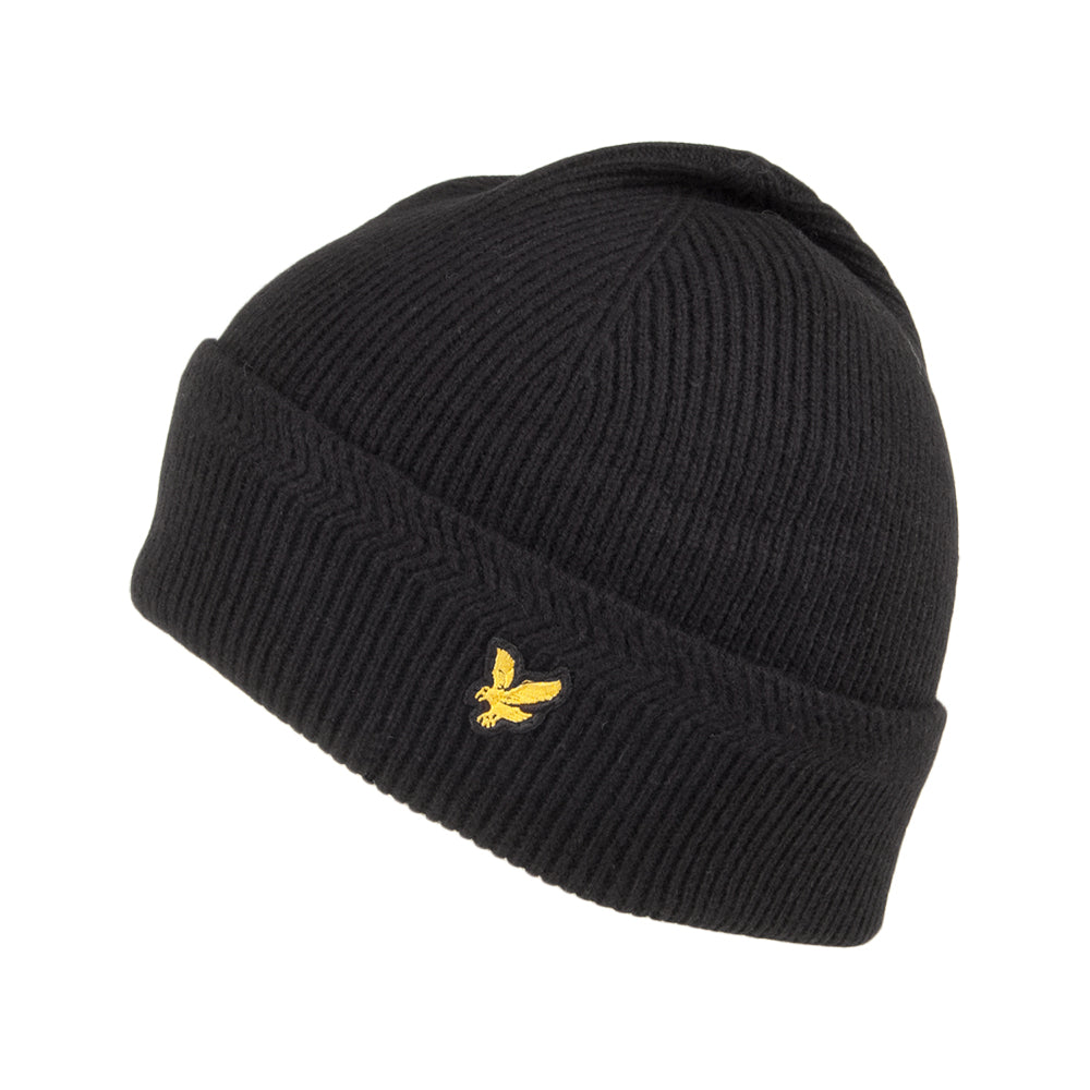 Bonnet Côtelé Racked noir LYLE & SCOTT