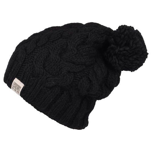 Bonnet Long à Pompon noir KUSAN