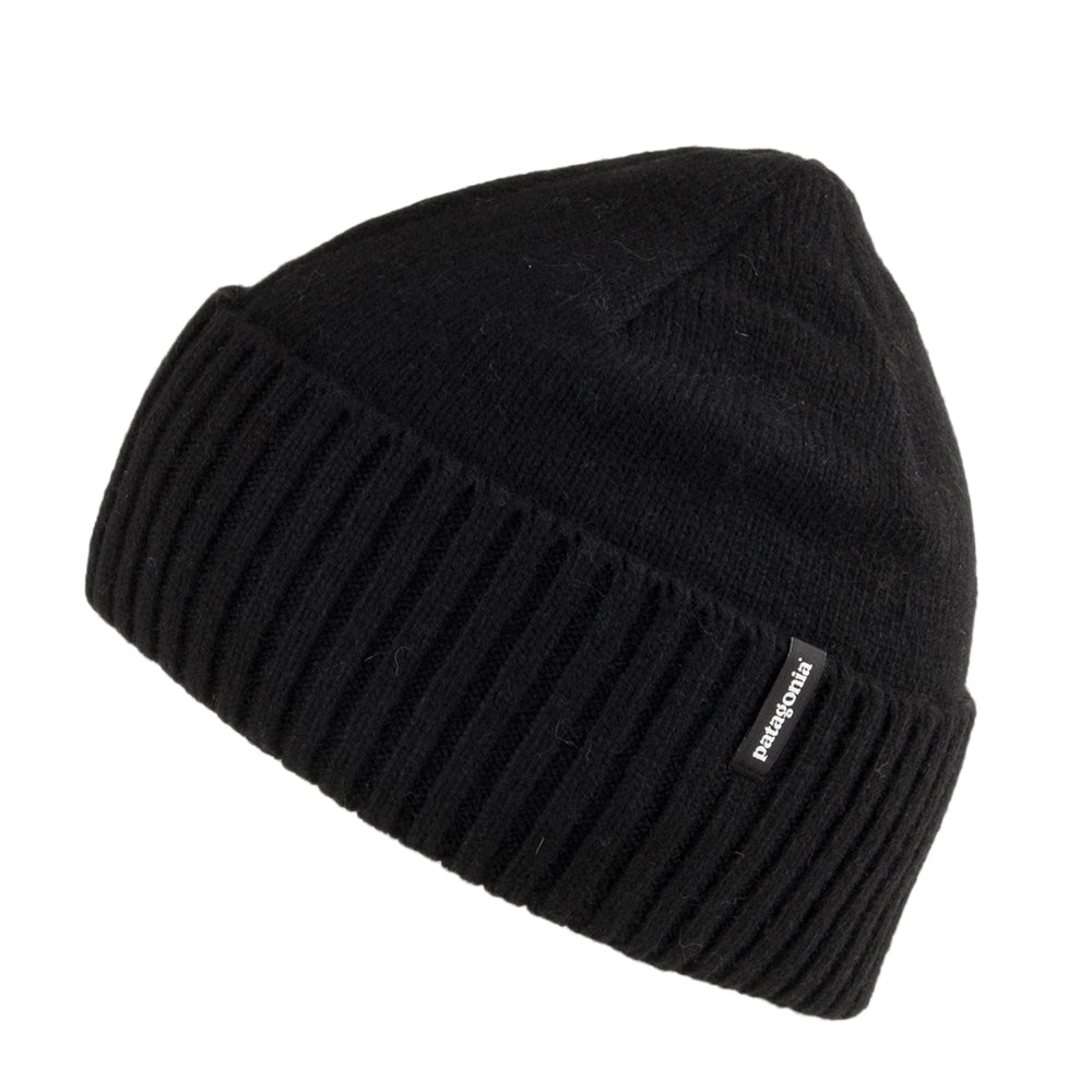 Bonnet en Laine Recyclée Brodeo noir PATAGONIA