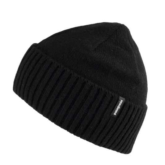 Bonnet en Laine Recyclée Brodeo noir PATAGONIA