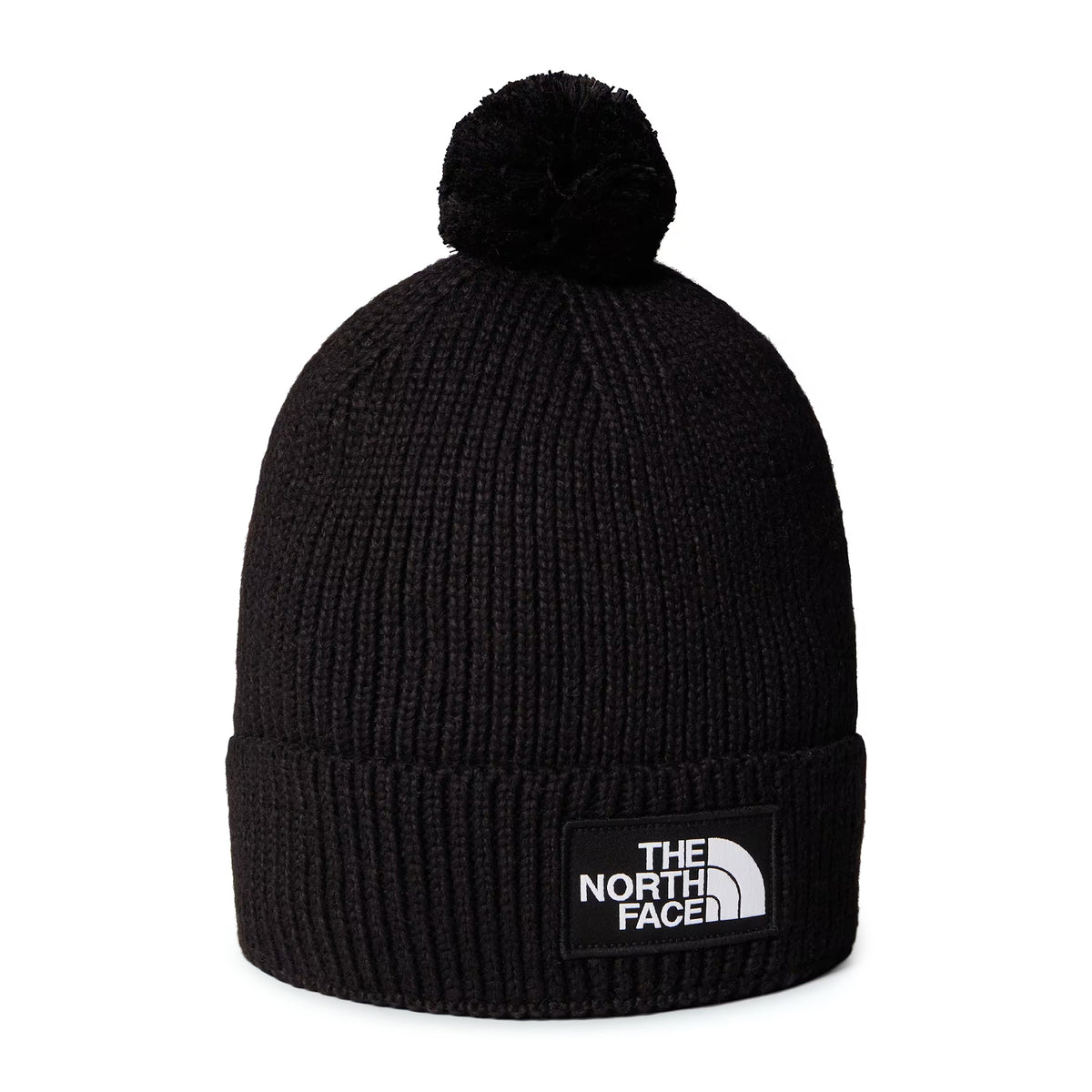 Bonnet à Pompon Recyclé TNF Logo Box Pom noir THE NORTH FACE