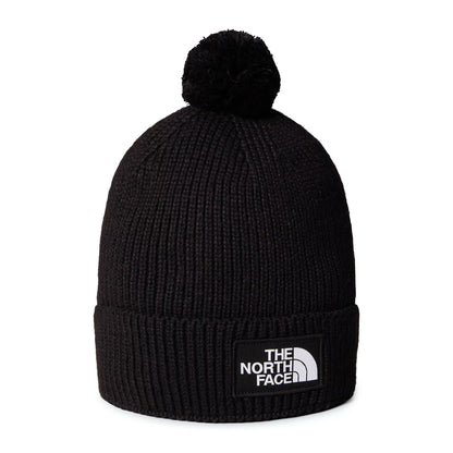 Bonnet à Pompon Recyclé TNF Logo Box Pom noir THE NORTH FACE