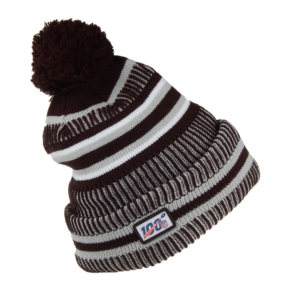 Bonnet à Pompon NFL On Field Knit Las Vegas Raiders noir-gris NEW ERA
