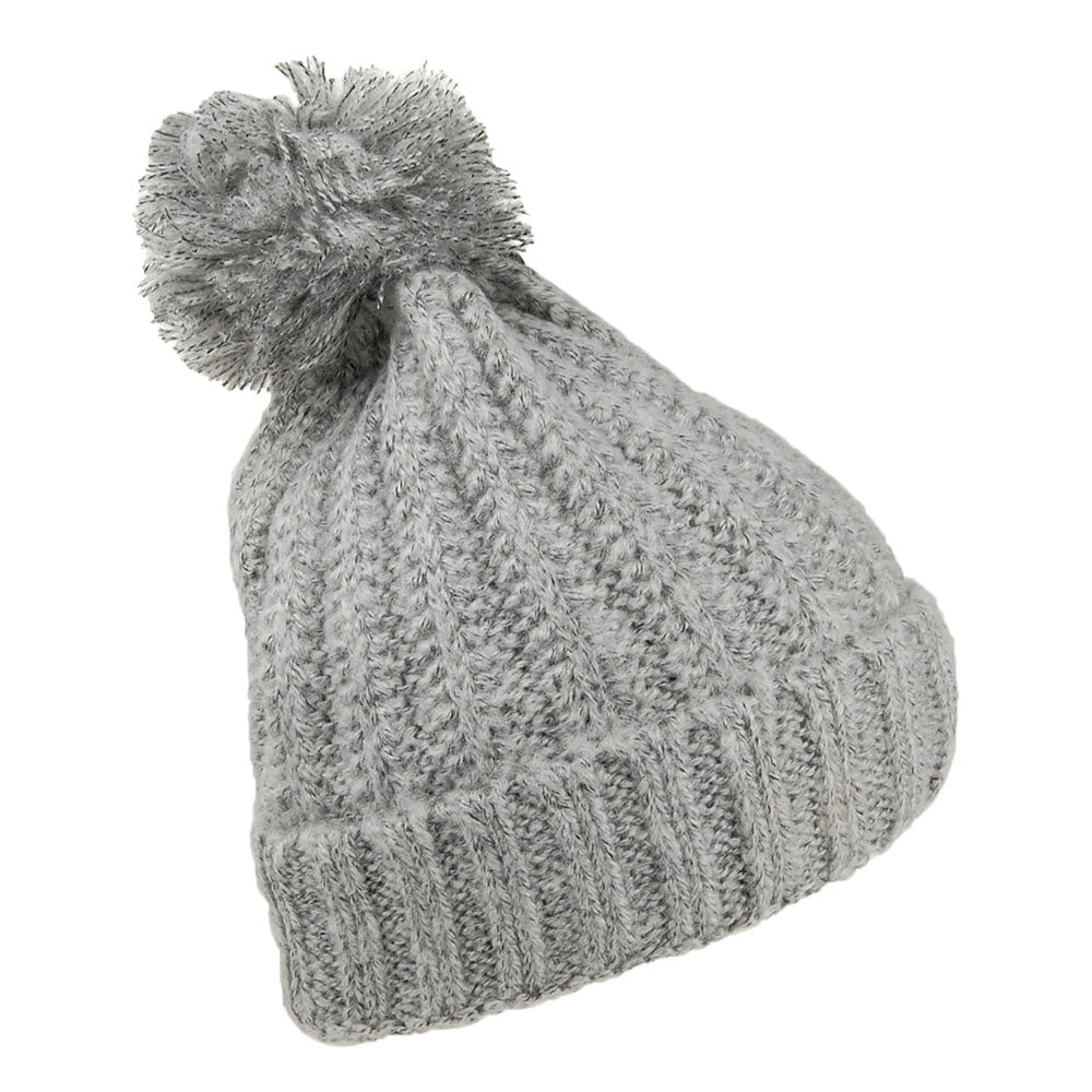 Bonnet à Pompon Tricot Grosse Maille gris O'NEILL