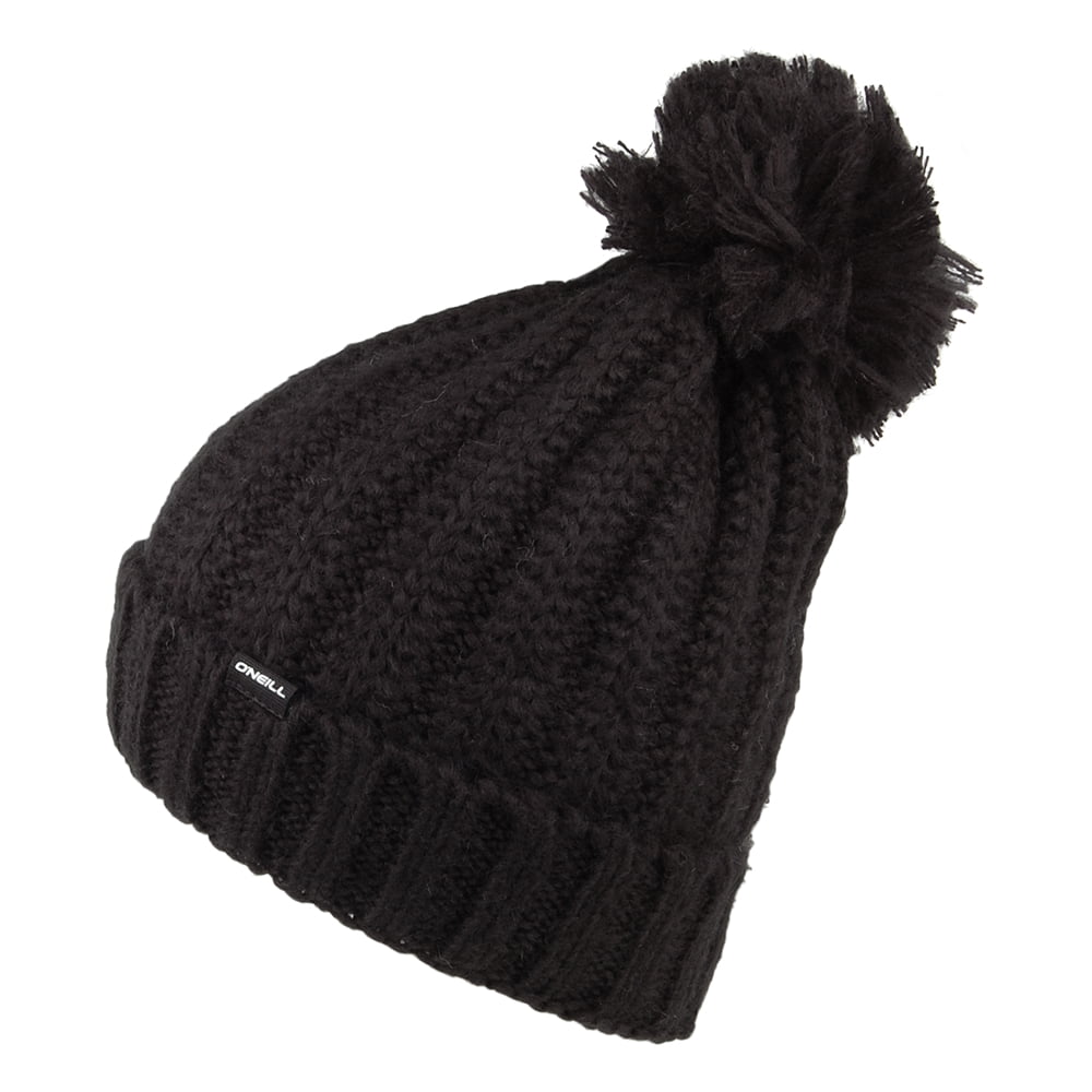 Bonnet à Pompon Tricot Grosse Maille noir O'NEILL