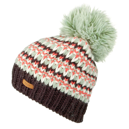Bonnet à Pompon Melapie menthe-bleu marine BARTS