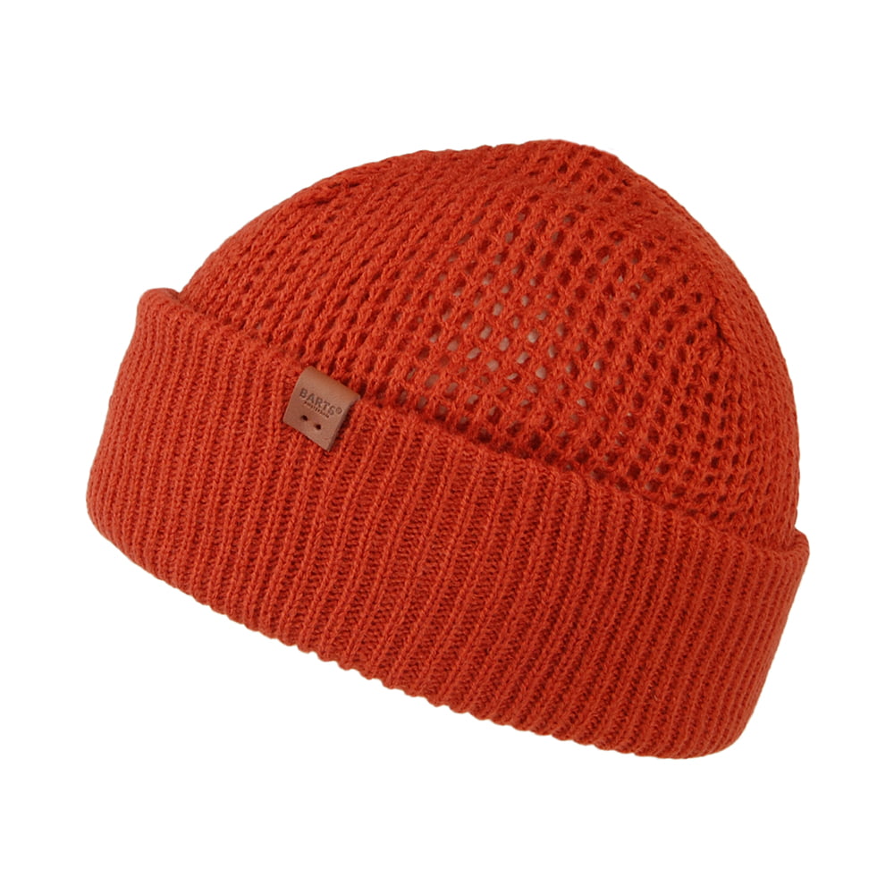 Bonnet à Revers Maille Gaufrée Adas rouille BARTS