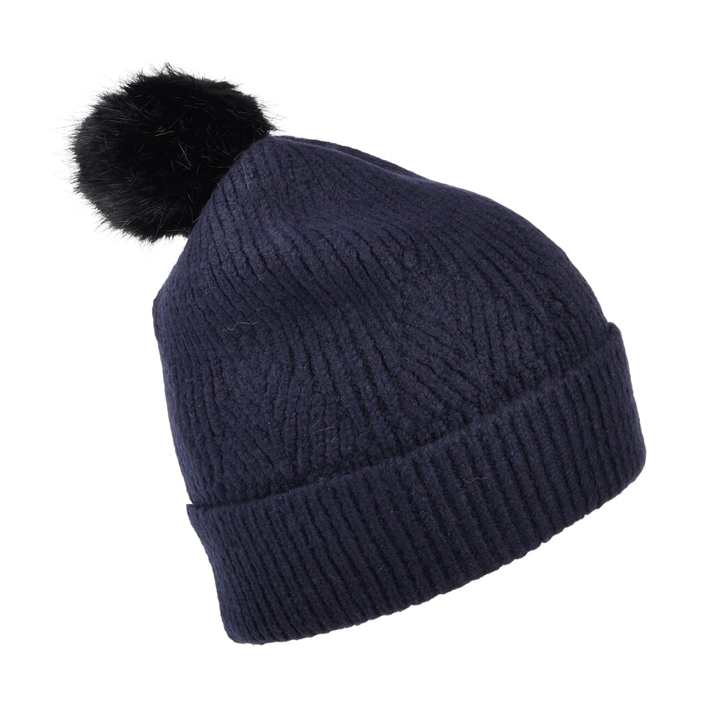 Bonnet à Pompon Thurley bleu marine JOULES