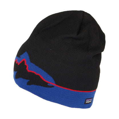 Bonnet Recyclé Fitz Trout noir PATAGONIA
