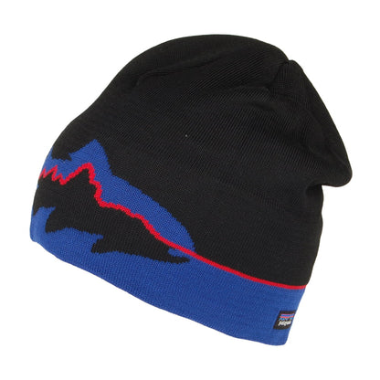 Bonnet Recyclé Fitz Trout noir PATAGONIA