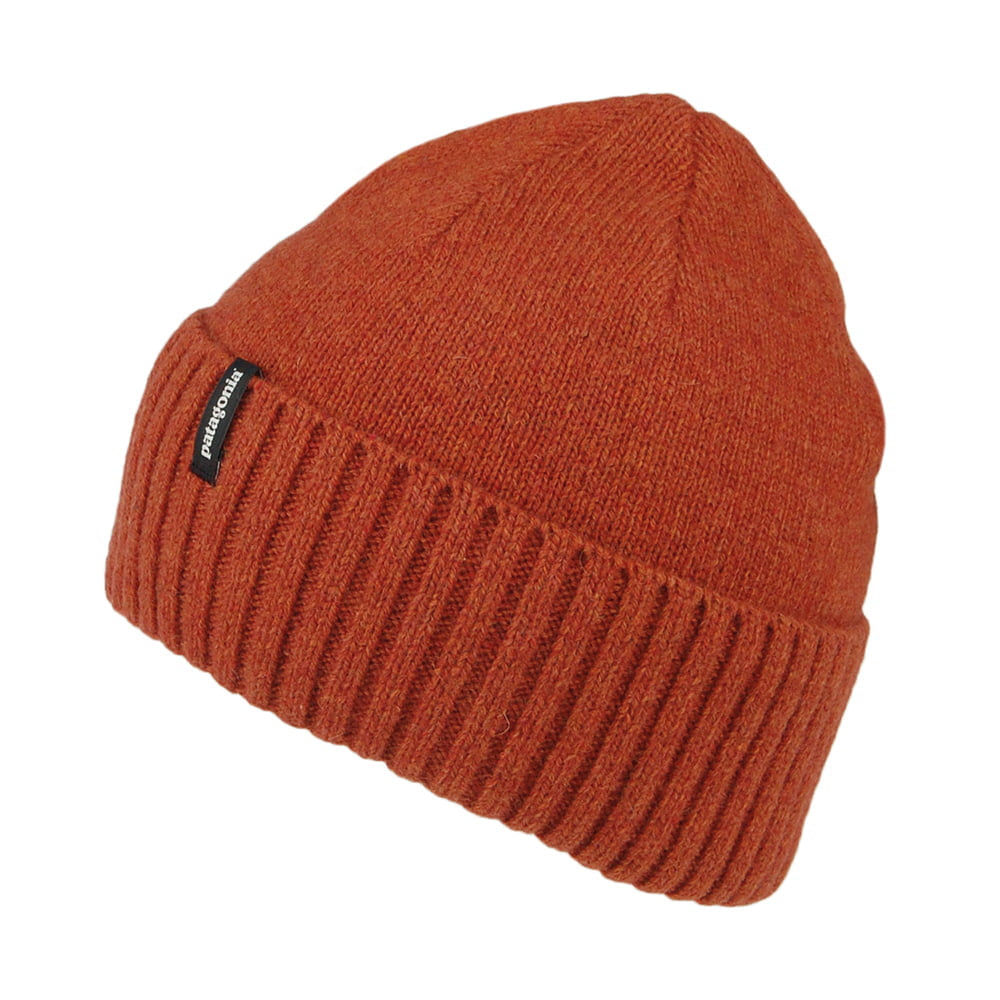 Bonnet en Laine Recyclée Brodeo orange PATAGONIA