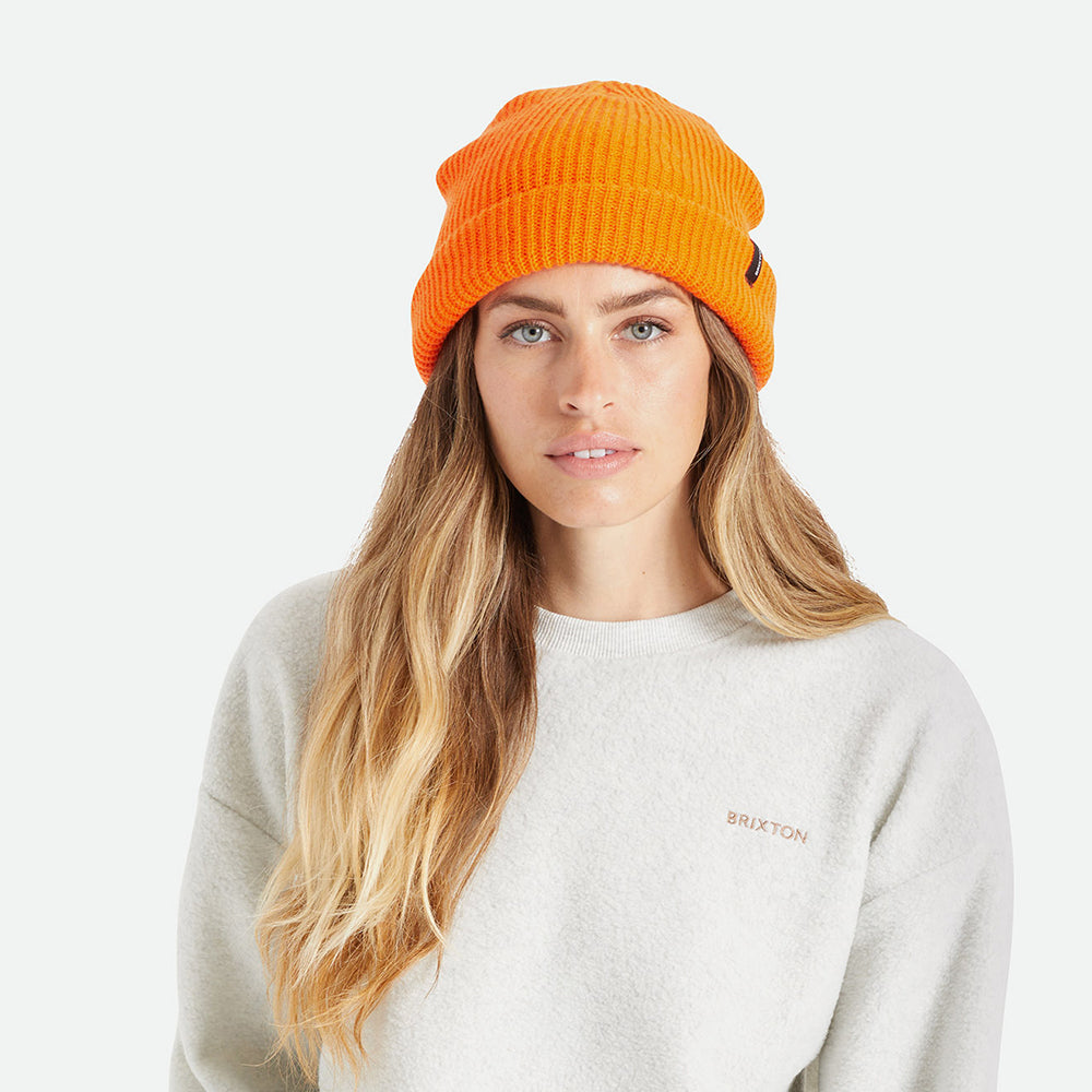 Bonnet à Revers Heist orange BRIXTON
