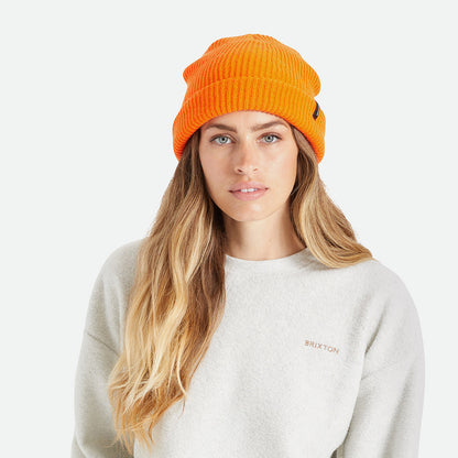 Bonnet à Revers Heist orange BRIXTON