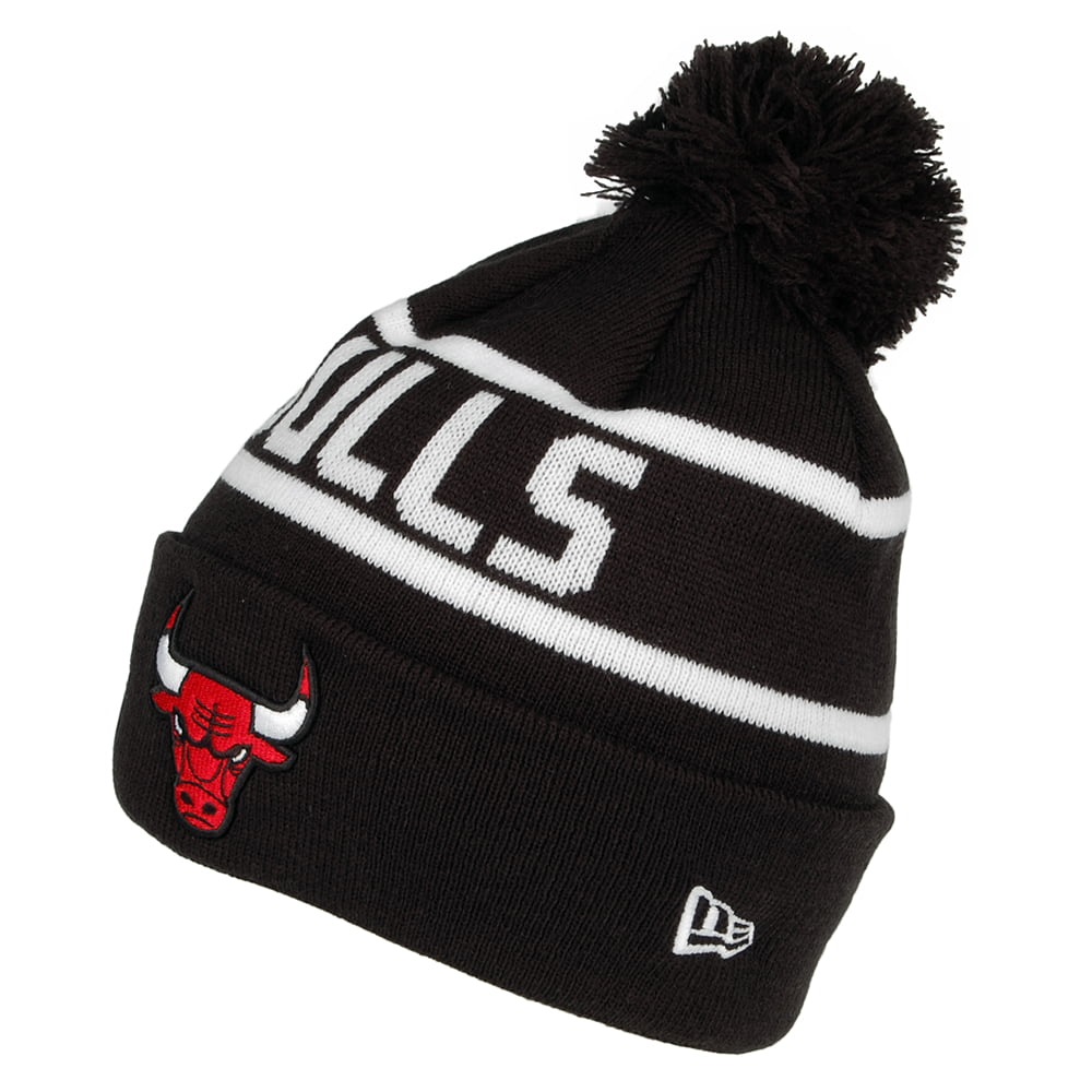 Bonnet à Pompon à Revers NBA Team Jake Chicago Bulls noir NEW ERA
