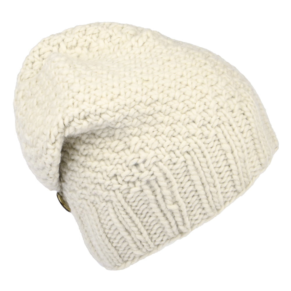 Bonnet Boutonné avoine KUSAN