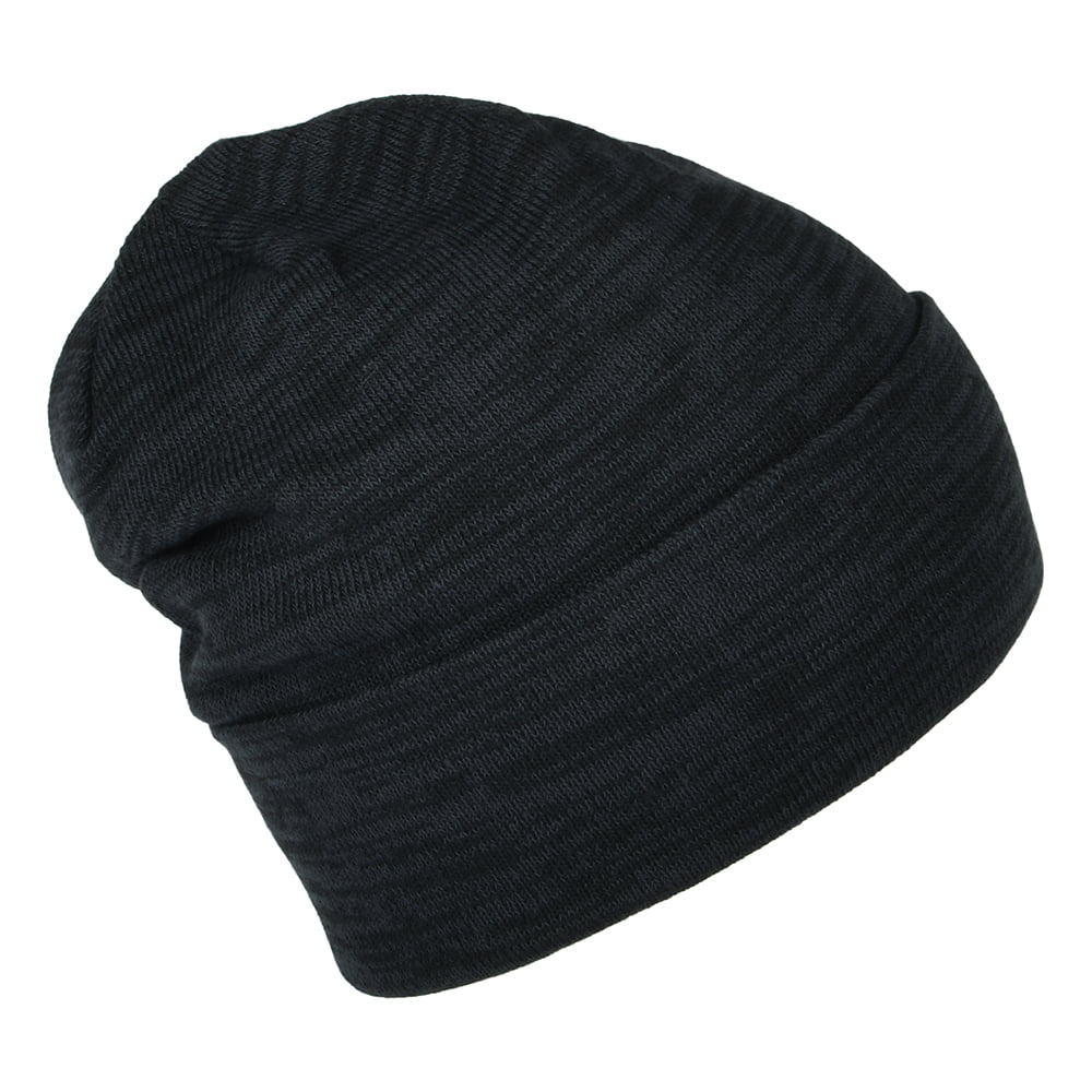 Bonnet Embroidered Earthscape noir chiné THE NORTH FACE